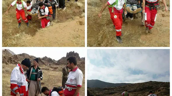 عکس های مرد نیمه جان که در دهلران گمشده بود!