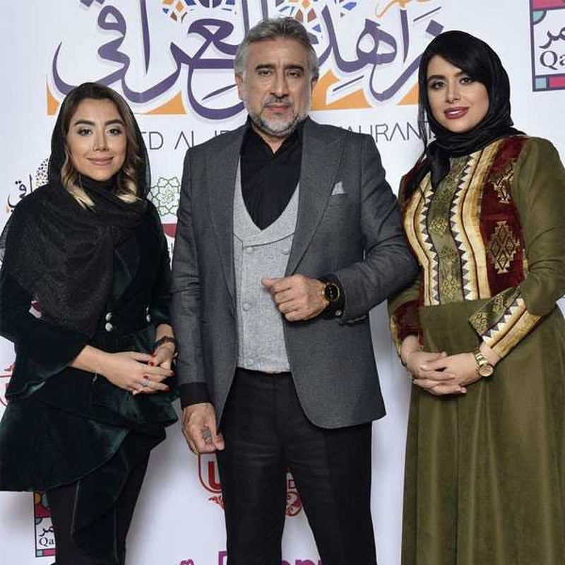 محمود دینی و دخترش