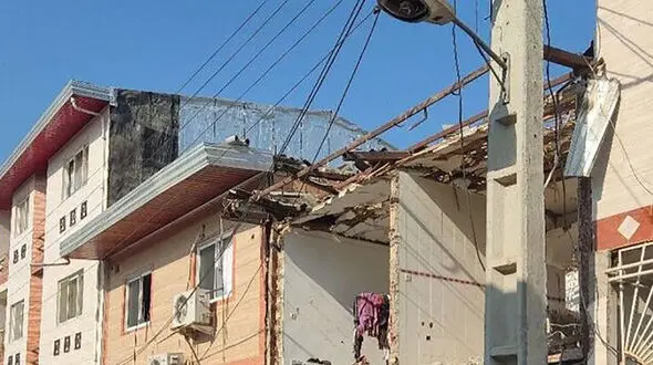 انفجار گاز در ساری ۲ مصدوم برجای گذاشت