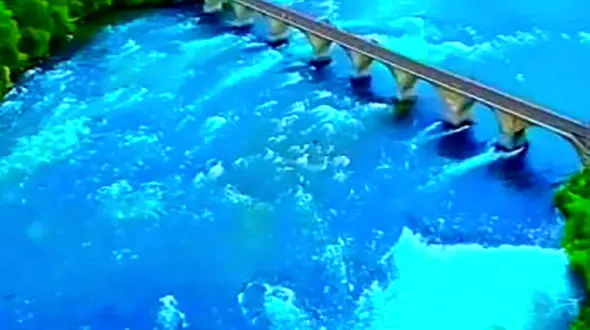  خروشان‌ ترین آبشار اروپا + فیلم