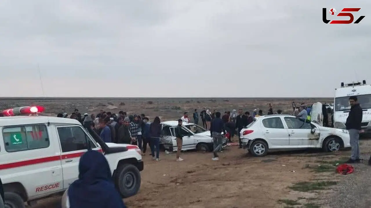 10 کشته و مجروح در تصادف پراید با پژو 206 