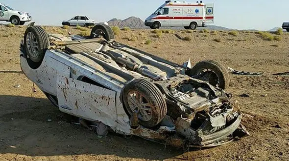 6 کشته و زخمی در واژگونی سمند در جاده نی ریز + جزییات