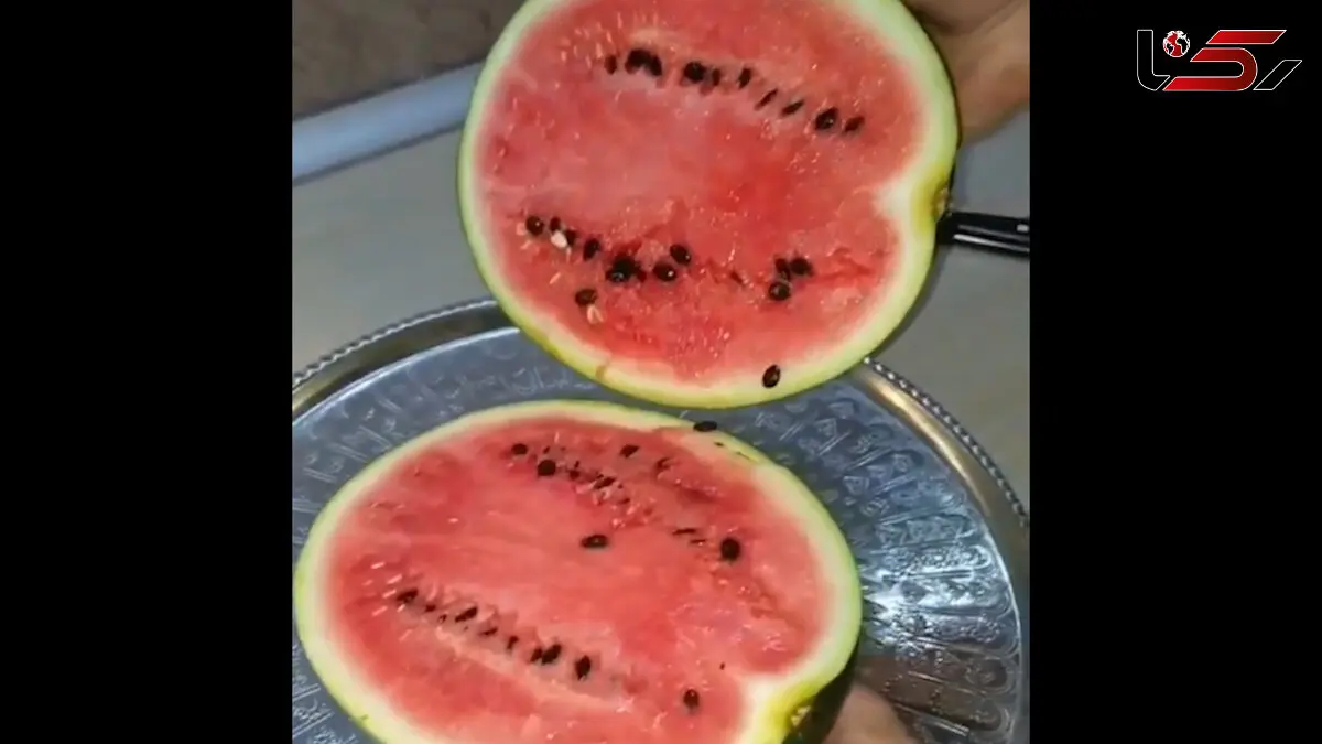 قاچ کردن هندوانه به ساده ترین شکل / فیلم