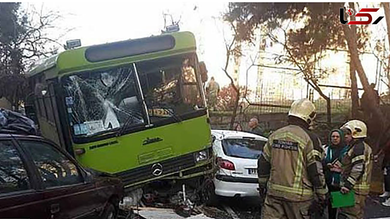 تصادف خونین  2 اتوبوس در تهرانسر با 16 مصدوم