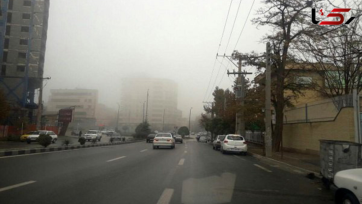 مه گرفتگی در جاده های اردبیل