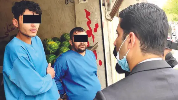 خنجرکشی در عالم مستی! / خیابان مهر مادر مشهد در خون + عکس