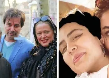 عکس دیدنی از دو خواهر پریا قاسم خانی و خواهر تازه متولد شده اش رومی در آغوش هم / فرزندان پیمان قاسم خانی بعد از دو ازدواج در یک قاب