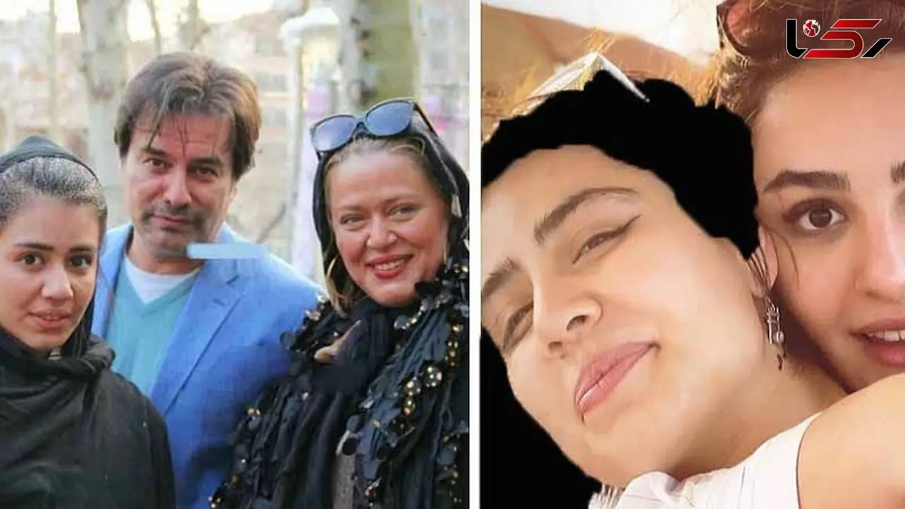 عکس دیدنی از دو خواهر پریا قاسم خانی و خواهر تازه متولد شده اش رومی در آغوش هم / فرزندان پیمان قاسم خانی بعد از دو ازدواج در یک قاب