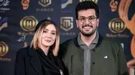 تصاویر حضور هنرمندان در نمایش «آرش» | امیرحسین قیاسی با همسرش آمد