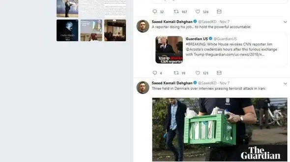 اقدام عجیب خبرنگار ایرانی گاردین  درباره بن سلمان و خاشقجی +عکس