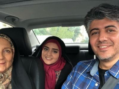 رونمایی از دختر کم سن و سال و همسر جوان شوهر دوم نرگس محمدی در سریال ستایش / جورج کلونی ایرانی و همسرش را ببینید!