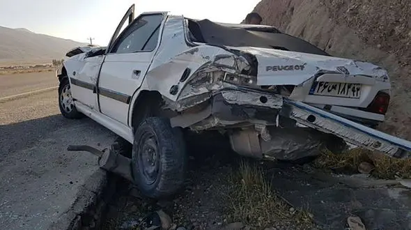 مرگ تلخ راننده پژو بر اثر انحراف به چپ در هلیلان
