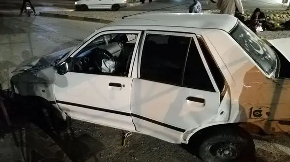 حمله افراد مسلح به یک راننده پراید در خرمشهر / صبحگاه امروز اتفاق افتاد + تصاویر