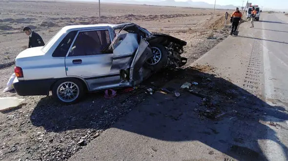 5 کشته و زخمی در تصادف هولناک پراید با فیدیلتی 