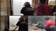 آتش سوزی منزل مسکونی در آبادان