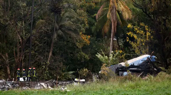 یکی از سه بازمانده سانحه هوایی کوبا درگذشت