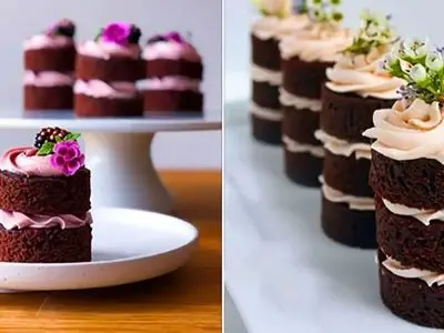 15 ترکیب بی‌ نظیر قهوه با مینی کیک کاکائویی خوشمزه