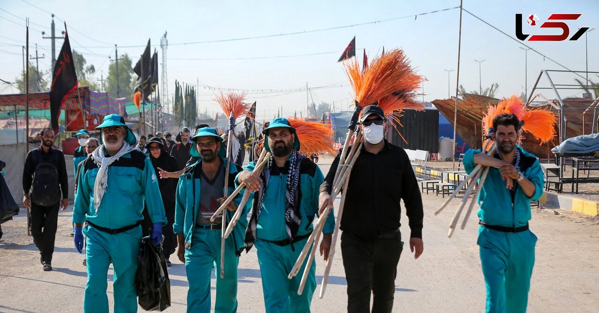 خدمت رسانی داوطلبانه ۵۰۰ نفر از خادمان شهرداری اصفهان در شهر کربلا