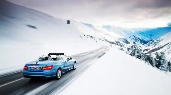 لوکس اما جسور؛ سری E بنز در دل برف خبرساز شد + فیلم