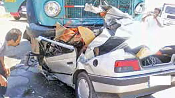 سحرگاه خونین در اتوبان زنجان - تبریز/ببینید چه بلایی بر سر این ماشین آمده است+عکس