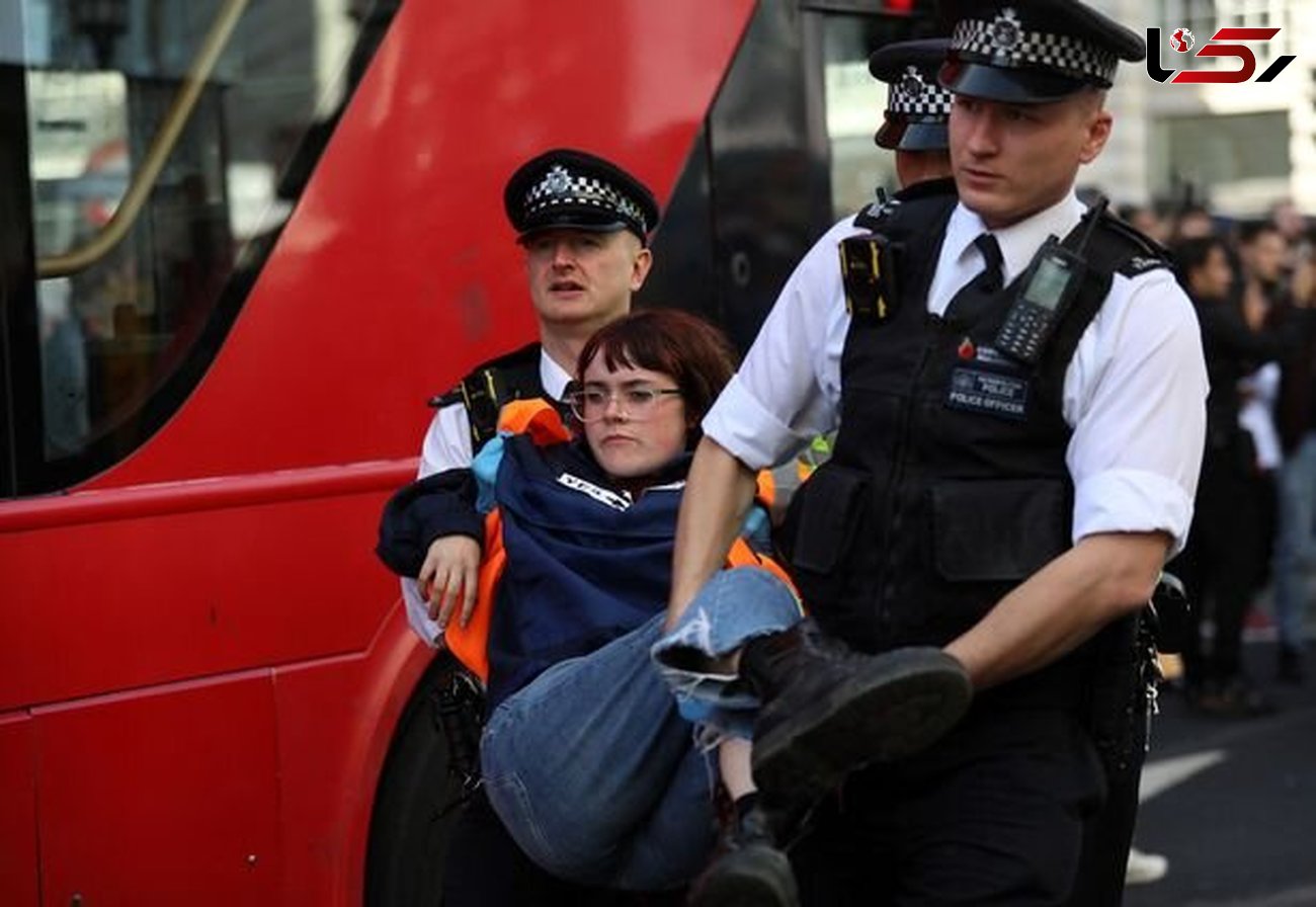 درگیری‌ها به کف خیابان‌های لندن کشیده شد / عکس های 9 روز مقابله پلیس انگلیس با معترضین !