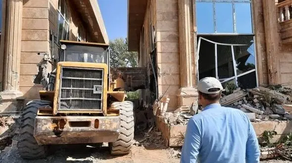 اجرای حکم تخریب ساختمان های غیر مجاز در رشت