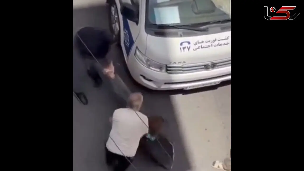 واکنش شهرداری تهران به فیلم کشیدن یک زن توسط گشت فوریت های اجتماعی  + عکس و فیلم