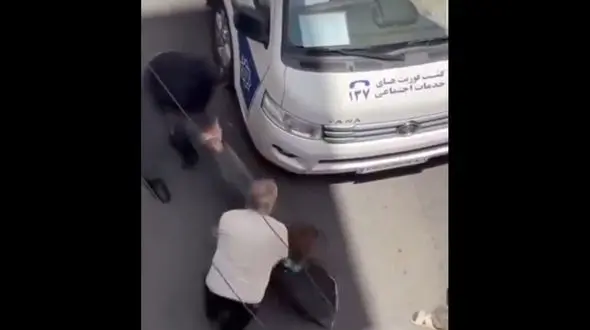 واکنش شهرداری تهران به فیلم کشیدن یک زن توسط گشت فوریت های اجتماعی  + عکس و فیلم