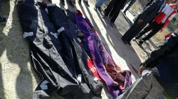 نخستین تصویر از جانباختگان زلزله فارس