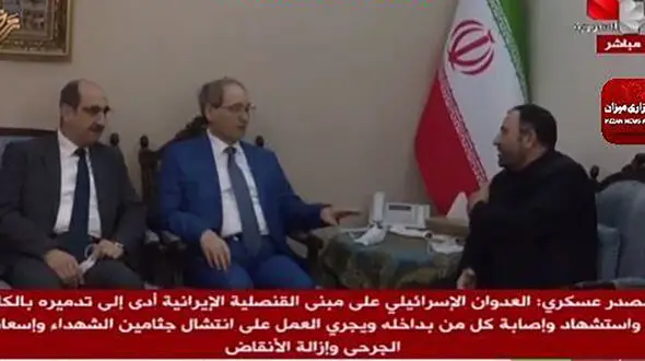 وزیر خارجه سوریه با سفیر ایران در دمشق دیدار کرد