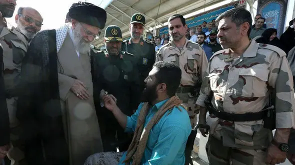 ماجرای نذر جانباز مدافع حرم برای امام خامنه ای + عکس