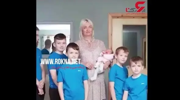 دختردار شدن زن انگلیسی پس از بدنیا آوردن ۱۰ پسر! + فیلم 