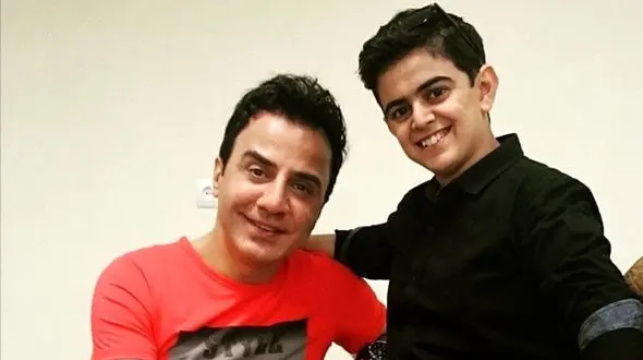  استوری احساسی عمو پورنگ برای امیرمحمد متقیان+عکس