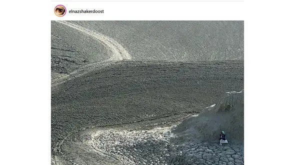 تولد غریبانه و غمگینانه الناز شاکردوست / حقیقتاً غمگینم! عکس