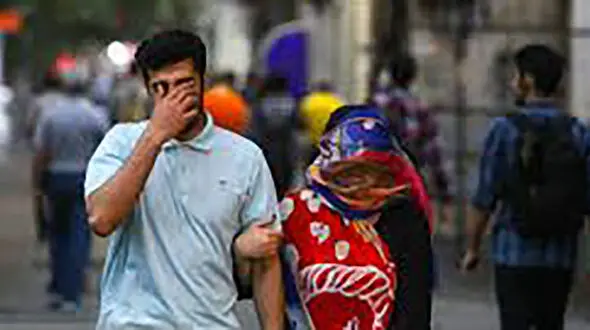 وزش باد شدید و خیزش گرد و خاک در نقاط مختلف کشور 