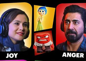 فیلم / پشت صحنه شاهکار  دوبله انیمیشن درون و بیرون 