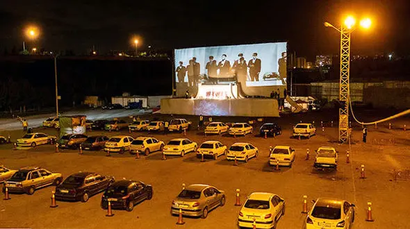 مداحی کرونایی سعید حدادیان در مراسم هیئت ماشینی  + تصاویر