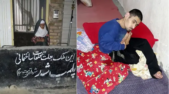 ماجرای پلمب واحد مسکونی پیرزن و فرزند معلولش چیست؟