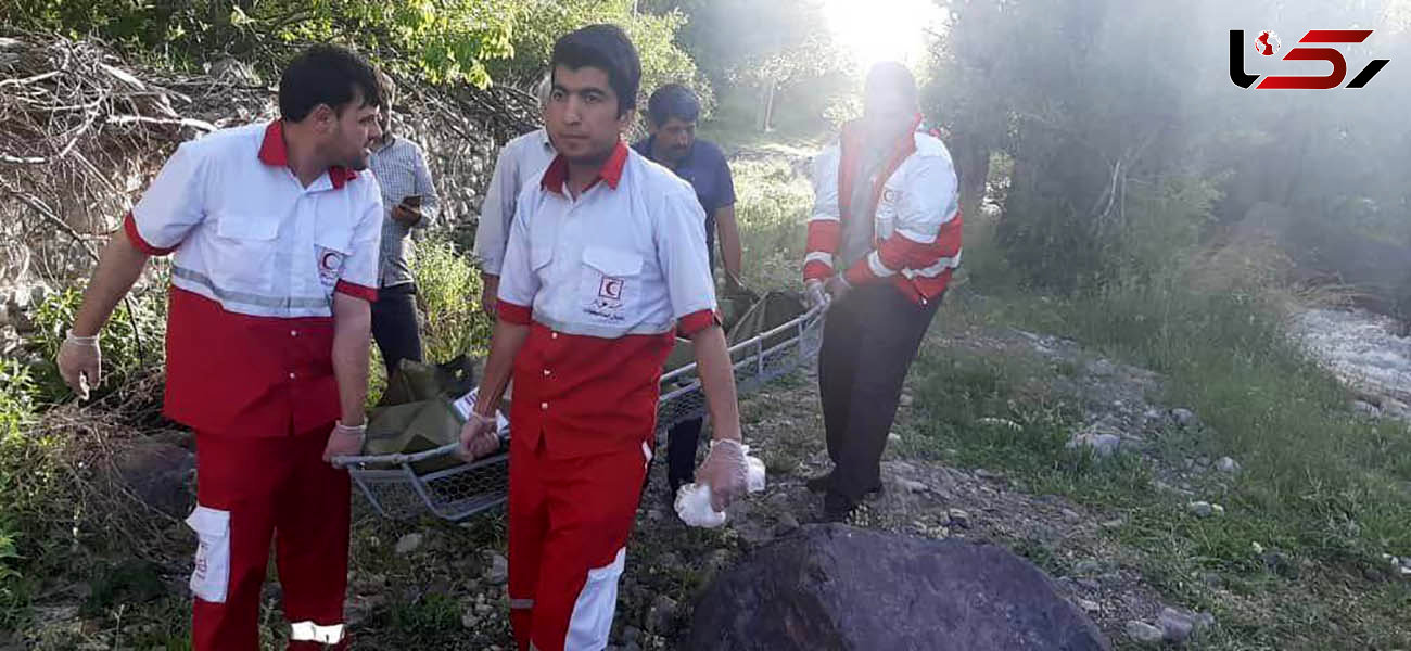 کشف جسد جوان پسر جوان در رودخانه تجن پس از ۴ روز + فیلم