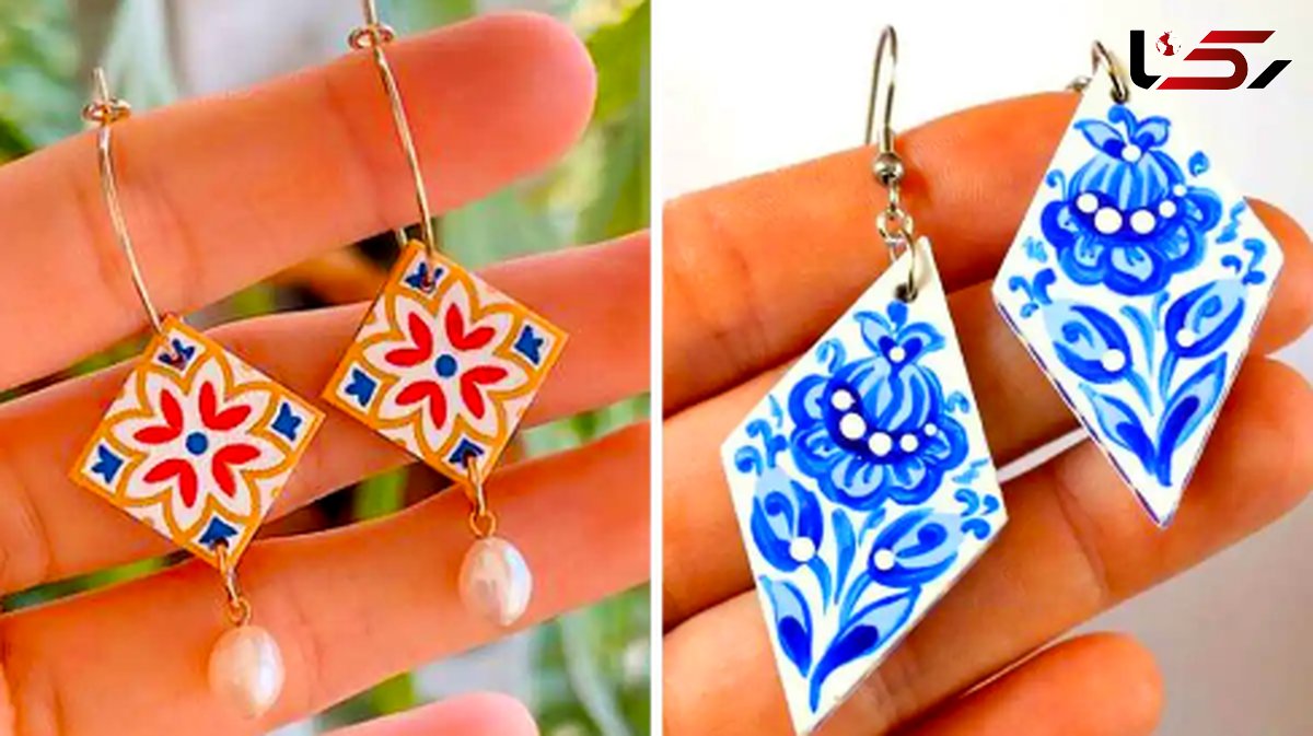 گوشواره‌ های کاشی کاری؛ 15 طرح هنری سنتی در اکسسوری‌ های مدرن