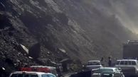 فیلم ناگوار از لحظه ریزش کوه در محور خوش ییلاق