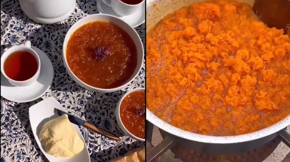 فرمول پخت مربای هویج + فیلم