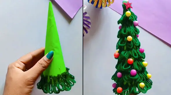 ساخت درخت کریستمس + فیلم