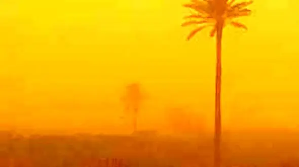 وضعیت آلودگی هوای یک شهر در ایران بنفش شد! 