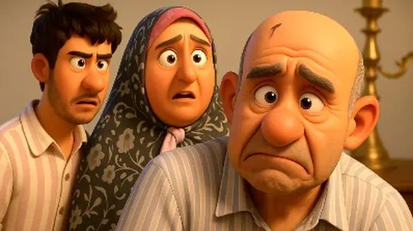 ماندگارترین سکانس خنده‌دار سریال متهم گریخت هم تبدیل به انیمیشن شد/ خبر مرگ دادن به سبک علی صادقی