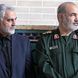 عکس / سفر به تاریخ /  «سردار سلیمانی و سردار سلامی» در عزاداری شام غریبان در حضور رهبر انقلاب؛ سال 95