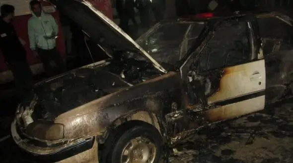 خودروی پژو جزقاله شد/به همراه عکس 