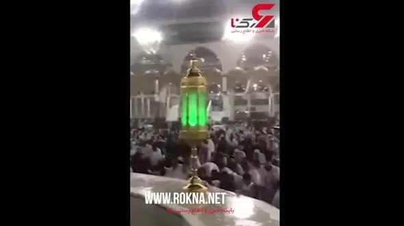 بارش باران در خانه خدا+فیلم