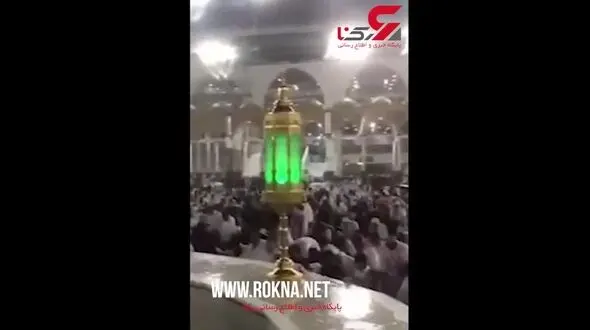 بارش باران در خانه خدا+فیلم