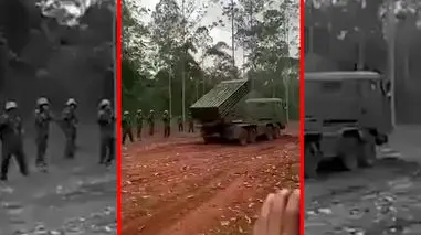 فیلم درگیری مرگبار ارتش کامبوج و تایلند